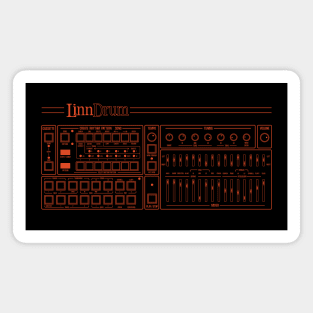 LinnDrum Vintage Drum Machine Magnet